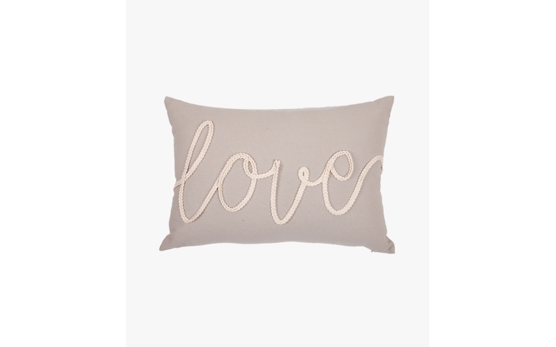 Rope Embroidery Cushion