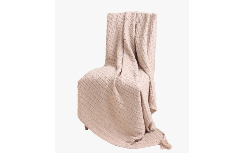 Polyester Waffle Throw