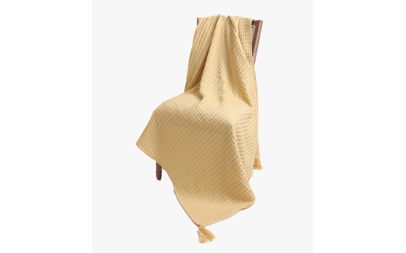 Ribbed Cotton Throw
